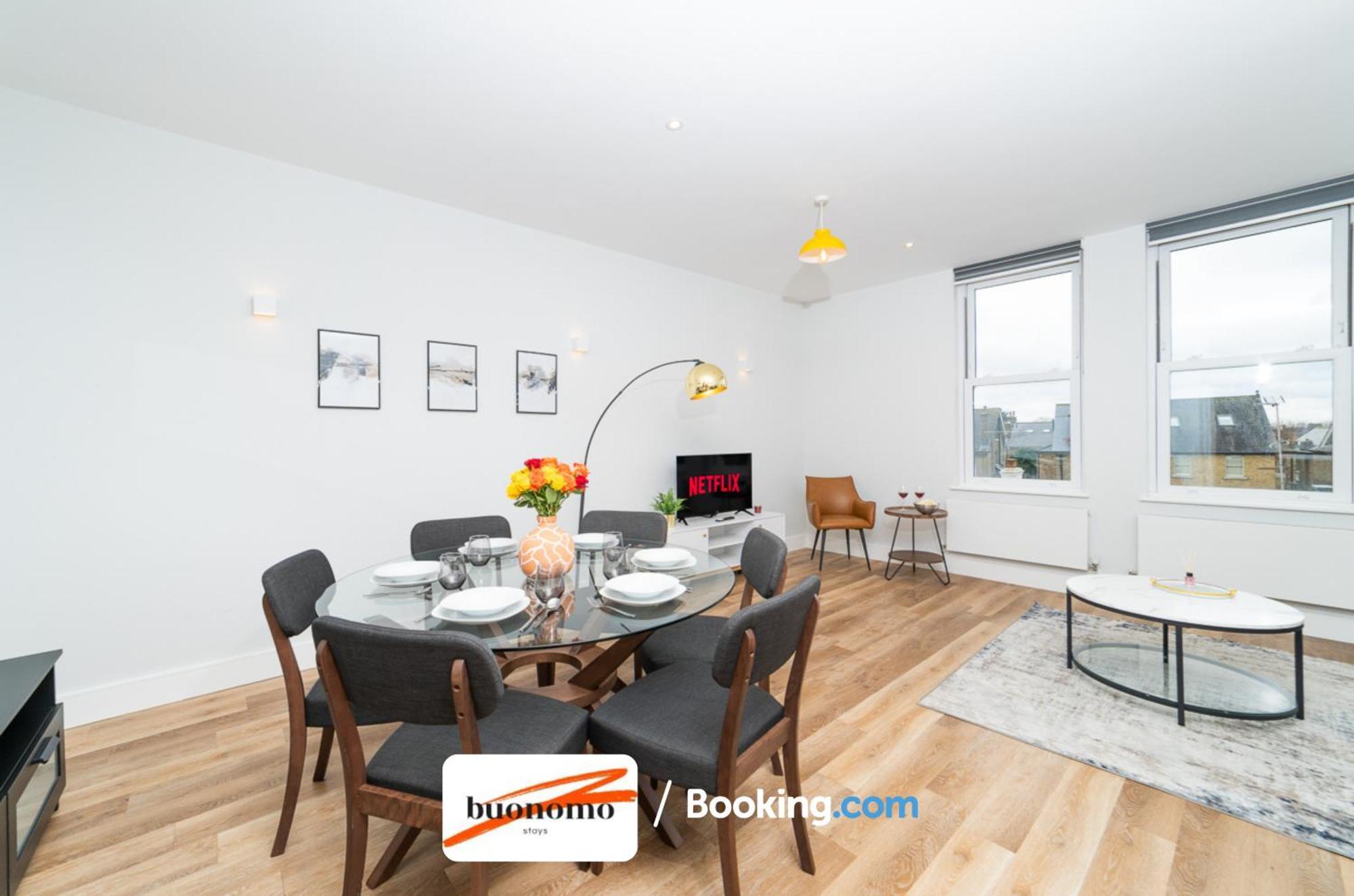 Two Bedroom Apartment At Buonomo Stays Short Lets & Serviced Accommodation Close To Wimbledon Tennis Courts Londýn Exteriér fotografie